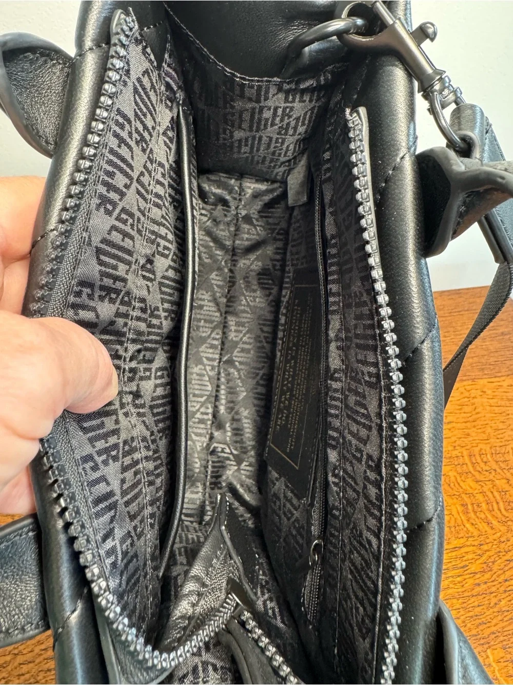 Kurt Geiger London Small Quilted Leather Tote - Picture 10 of 14
